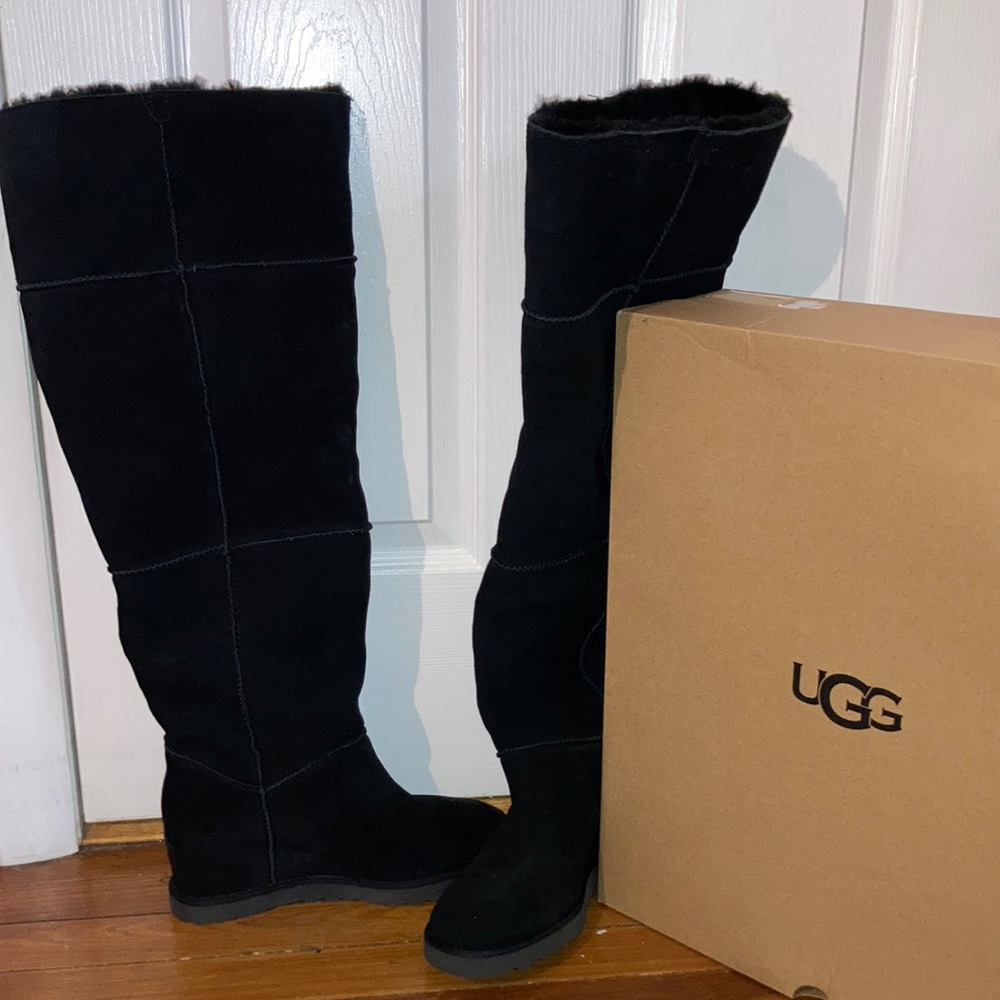 UGG femme over the knee boots; NEW, NEVER WORN
